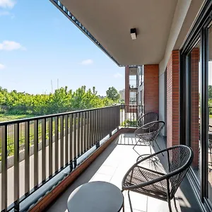  Apartmán Nadmotlawie Riverside - Gym & Free Parking By Downtown
